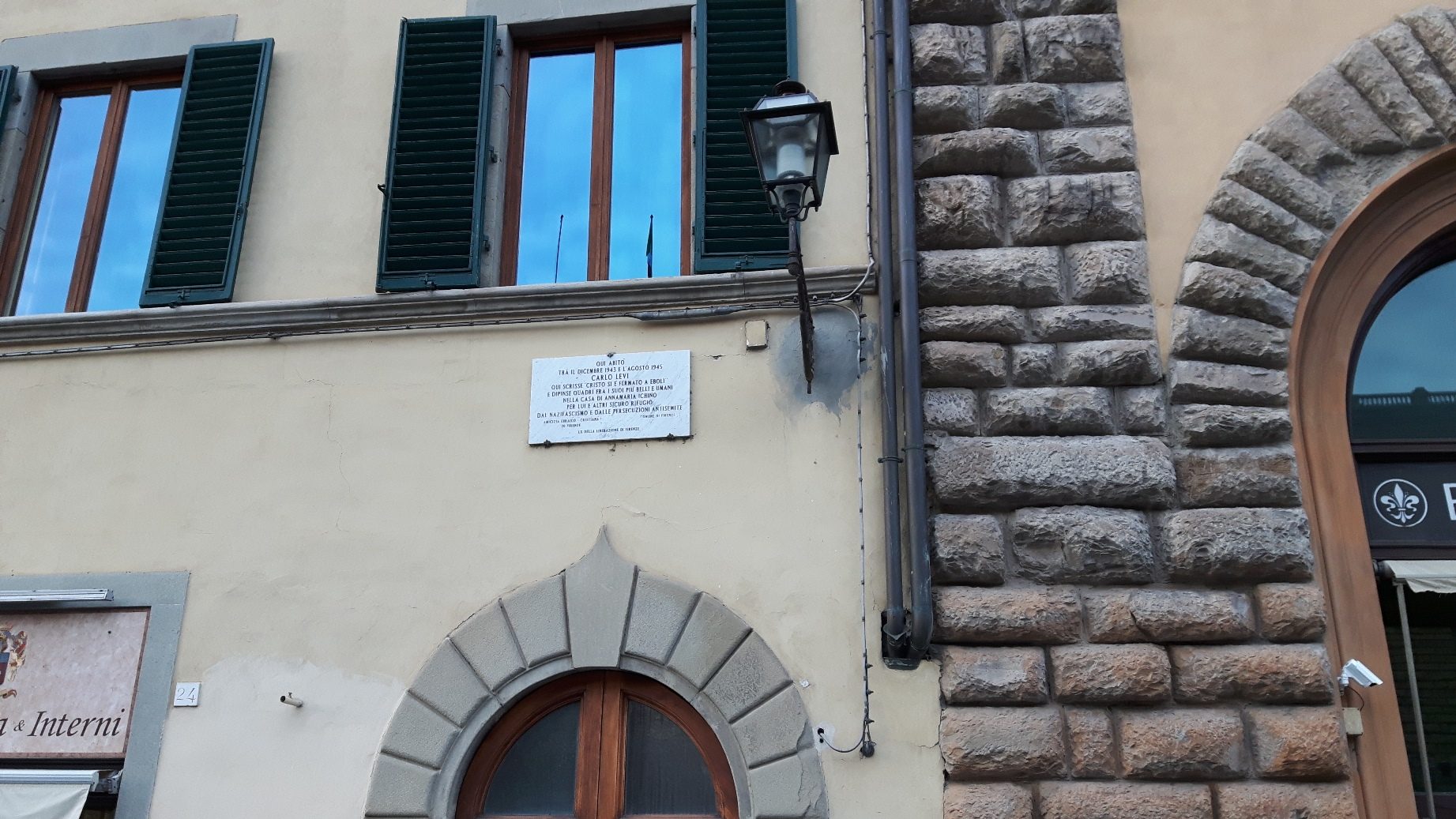 Carlo Levi's home and memorial tablet, Florence - 02.jpg